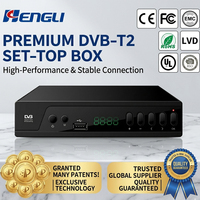 Décodeur TV numérique DVB-T2 autonome 1080p avec Wi-Fi, récepteur TV numérique DVB-T2, décodeur TV DVB-T2, boîtier TV numérique