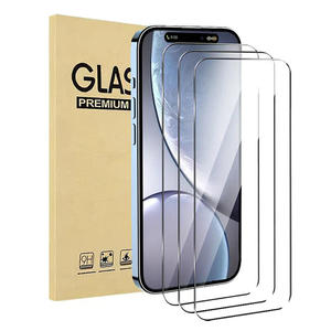 ฟิล์มกระจกนิรภัยใสเกรด AAA 9H 2.5D HD สำหรับ 15/14 Pro Max/13/12/11/XS/XR/7/8 Plus - Product Image 1