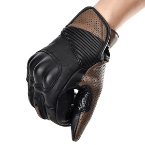 Guantes de montar con dedos completos, transpirables, resistentes al viento, antideslizantes, resistentes al desgaste, absorben los golpes, para motocicleta, bicicleta, adulto, Unisex - Product Image 3