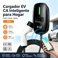 Hochleistungs-Wallbox AC EV-Ladestation 48A OCPP 1.6J RFID APP-Steuerung Anpassbarer Stromstecker IP65 LATAM Typ N Schuko NEMA 14 50