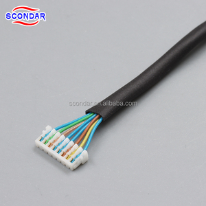 SCONDAR 0.8mm 피치 맞춤형 와이어 하네스, JST SUR 커넥터 호환 신호 제어 데이터 전송 케이블 어셈블리 - Product Image 1