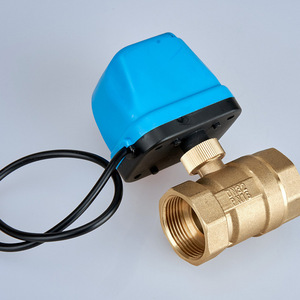Venta Directa de Fábrica, Válvula de Bola de Latón para Aire Acondicionado Central, Unidad de Ventilador Eléctrico (4/6 Pulgadas DN15), Venta al por Mayor de una Pieza - Product Image 1