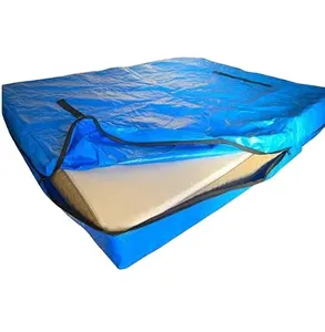 ミリオン高性能210g/210gsmブルー耐水性クイーンマットレスバッグ移動 & 保管用防水