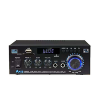 Amerika'da Çok Satan AK45 HIFI Stereo Ses Amplifikatörü 300W+300W 2 Kanal Metal Ev Sinema Sistemi Güç Amplifikatörü Çin