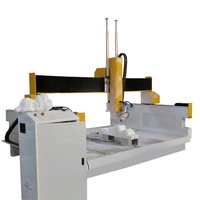 Máquina de Grabado CNC 3D Pequeña para Piedra, Centro de Torneado de 220V para Mármol y Granito, Herramienta de Fresado