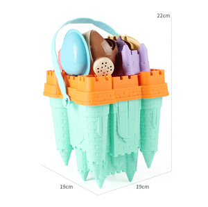 ชุดของเล่นอาบน้ำปลอดภัยรักษ์โลกสำหรับเด็ก ฤดูร้อน ปี 2024 ชุดแม่พิมพ์ทราย ชุดเครื่องมือพลั่วชายหาด ของเล่นทรายสำหรับเดินทางกลางแจ้ง 15 ชิ้น - Product Image 2