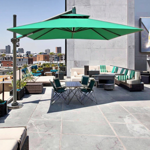 <span class=keywords><strong>Parasol</strong></span> d'extérieur LED étanche de style moderne, élégant pour jardins, parcs et patios, avec un design de style romain pour les hôtels - Product Image 4