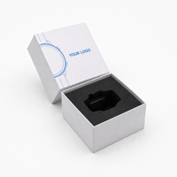 Boîtes rigides modernes et élégantes avec couvercle en carton recyclé et logo personnalisé pour les téléphones mobiles, les écouteurs et les appareils électroniques