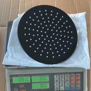 Dissimuler les robinets de bain et de douche professionnels de luxe élégants en cuivre mural noir - Product Image 6