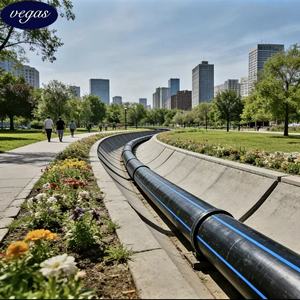 Tubería de Drenaje de HDPE de 50mm-500mm para Sistemas de Drenaje de Aguas Pluviales y Terrestres - Product Image 4