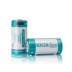 <span class=keywords><strong>Batterie</strong></span> Li-ion rechargeable Keeppower P1634TC 3V 1000mAh USB Type-C <span class=keywords><strong>RCR123A</strong></span> 16340 avec certification UN38.3/CE RoHS pour lampe de poche - Product Image 1