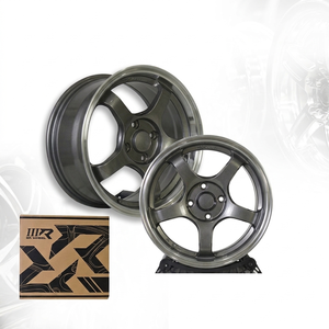 Rueda de Aleación de Aluminio 3R para Automóvil de Pasajeros, Color Gris Nano, 15x7 TE37 Saga S-Plus 4H114.3 ET38, Ligera, para Carreras, Malasia 03506-V3 - Product Image 1