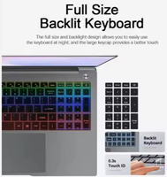 Nuevo Portátil para Juegos Casuales y Trabajo, Intel I7-1355U/I7-1360P, Pantalla IPS de 15.6 Pulgadas y 1920x1080, SSD, Windows 11, Teclado Inalámbrico en Inglés