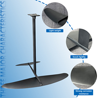 OEM F11 Hydroptère Planche de surf Windfoil Aluminium Carbone Aile avant Aile arrière Fuselage Mât Base Kitesurf Pompe Foil