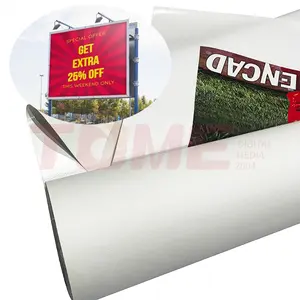 PVC Spanduk Fleksibel Bahan Rol Iklan Cetak Pelanggan Luar Ruangan Bagian Depan Laminasi Digital Bahan Spanduk Pvc