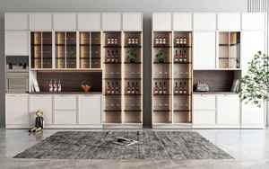 Aparador de Madera Maciza de Lujo para Sala de Estar y Mueble Buffet para Restaurante, Tamaños Personalizables - Product Image 2