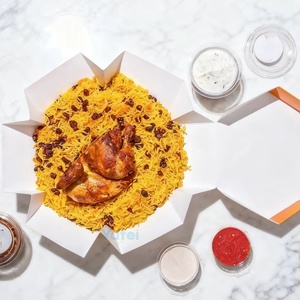 <span class=keywords><strong>Caja</strong></span> <span class=keywords><strong>Hexagonal</strong></span> para Comida para Llevar de Pollo Kabsa de Oriente Medio, Apta para Alimentos, para Restaurantes, Empaque de Almuerzo - Product Image 6