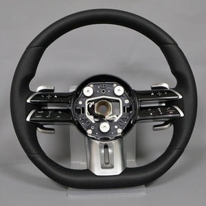 Volant en cuir personnalisé pour Mercedes Benz AMG W176 W177 W203 W212 C118 C190 <span class=keywords><strong>GLA</strong></span> X156 - Product Image 1