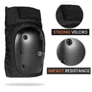 Nouvelle image ensemble de sécurité de sport pour adultes coque dure protège-poignet rotule Scooter cyclisme et patinage à roulettes coudières pour la Protection - Product Image 3