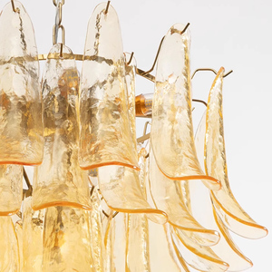 American Retro Vintage Medieval Art <span class=keywords><strong>Glass</strong></span> Chandelier Luxury French-Style para dormitorio Sala de estar Comedor-Disponible Medio - Product Image 6