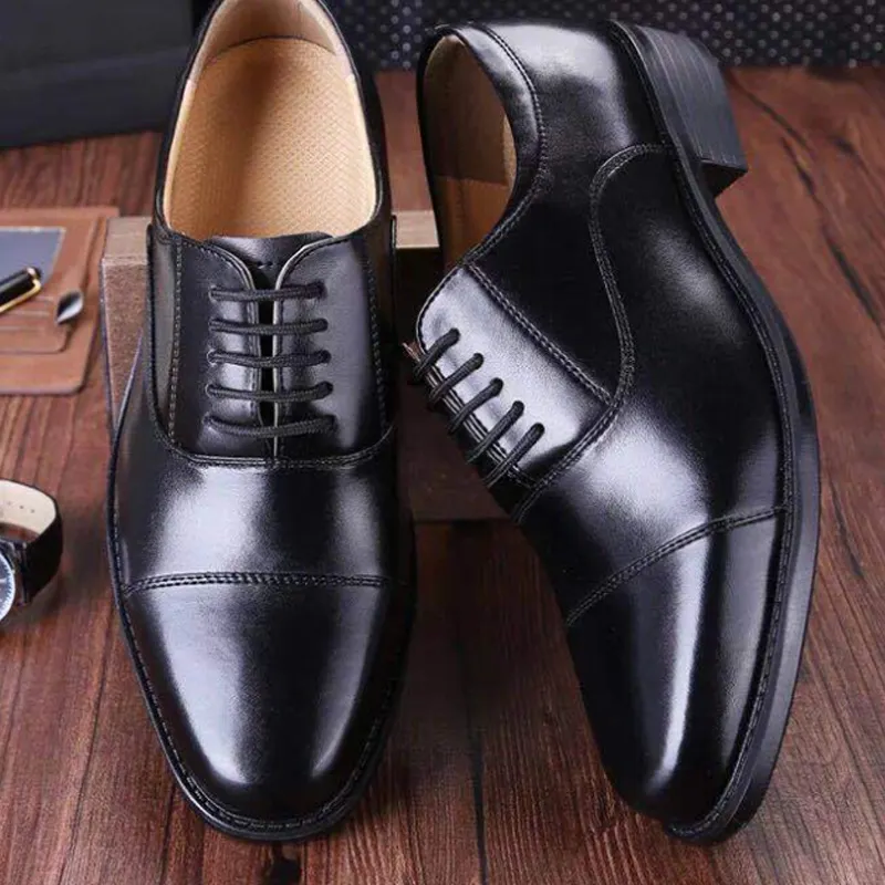 Boutique-zapatos de vestir de microfibra para hombre, calzado de negocios y oficina, transpirable, nuevo diseño