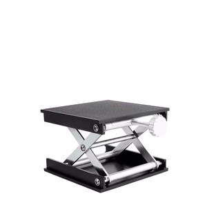 Scissors Lift Table <b>Aluminum</b> Alloy Manual Hydraulic Small Model For Home Repair And Diy - Product Image 1