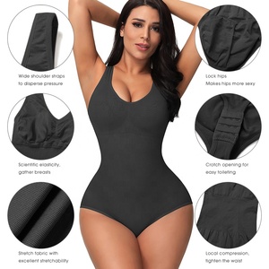 Body sin costuras para mujer, entrenador de cintura adelgazante, moldeador de realce de glúteos, corsé moldeador de cuerpo - Product Image 3