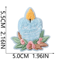 Nouveaux patchs thermocollants en chenille pour Noël, motifs bonhomme de neige, nœud couleur claire, chaussures et Père Noël brodés, pour la décoration