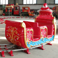 Offre Spéciale Noël Enfants Amusement Petit Train Électrique Village De Vacances Centre Commercial Mini Père Noël Train pour Enfants
