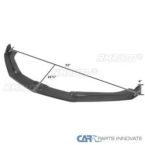 3 Piezas, 2015-2018, para Chevy Camaro, Kit de Carrocería para Parachoques Delantero, Alerón, Difusor, Protector, Negro Brillante, ABS - Product Image 2
