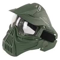Masque de cyclisme tactique Real Person CS MK016 avec lentille en PC anti-UV et pare-soleil pour hommes