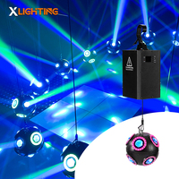 Éclairage de scène OEM 100W RGBW LED Cinétique en forme de ballon de football avec système de levage par treuil DMX512