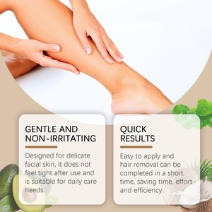 <span class=keywords><strong>ครีม</strong></span>กำจัดขนบนใบหน้า Hoygi Coconut Gentle, กำจัดขนบนใบหน้าสำหรับผู้ชายและผู้หญิง กำจัดขนริมฝีปาก หนวดเครา อ่อนโยน ไม่ระคายเคือง - Product Image 4