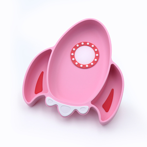 Ensemble d'alimentation pour bébé en silicone OEM, dinosaures, assiette à ventouse, bol, cuillère, fourchette, 5 pièces, 0-12 mois, tout-petits, enfants, repas, facile à nettoyer - Product Image 4