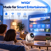 Projecteur intelligent Android 14 WiFi 6 pour le divertissement à domicile et la distribution au détail, approvisionnement en gros pour les acheteurs de produits