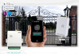HX-GO2  Contrôleur de portail battant GSM à 2 canaux, interrupteur de commande GSM - Product Image 5