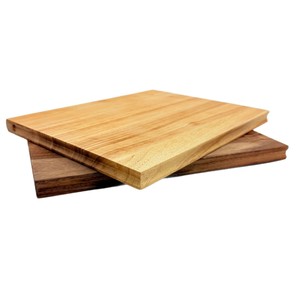 Wooden Cutting Board <b>Set</b> 4 Pieces Rubberwood Acacia Wood Double Sided Kitchen Chopping Blocks Rectangle Shape - Product Image 2