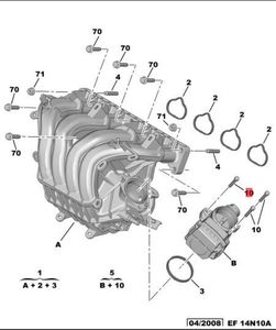 OE 1635X0 9650787380 Ensemble de corps de papillon d'injection de carburant pour Peugeot 307 308 407 807 Citroen C4 C5 C8 <span class=keywords><strong>JUMPY</strong></span> - Product Image 2
