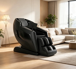 เก้าอี้หนัง PU แบบไร้แรงโน้มถ่วง 4 มิติ พร้อมคุณสมบัติรองรับศีรษะและเท้า - Product Image 1
