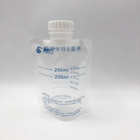 Pochette Doypack en plastique transparente, durable et recyclable, avec bec verseur et grand bouchon de sécurité, imprimée en héliogravure pour liquides chimiques