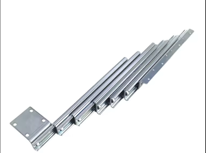 Tavolo da pranzo da cucina con rotaie telescopiche estensibili, - Product Image 5