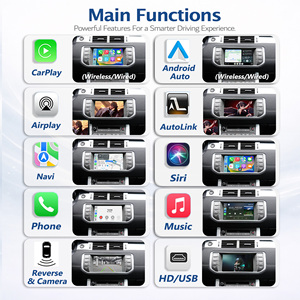 CodeLynk Android Auto Multimedia Inalámbrico Apple Carplay para Land Rover <span class=keywords><strong>Jaguar</strong></span> F-type / <span class=keywords><strong>Jaguar</strong></span> Xf / Xe Reproductor de DVD Bosch Navegación - Product Image 2