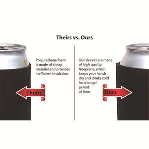 กระเป๋าเก็บความเย็นแบบมีฉนวนขนาด 12 ออนซ์ สำหรับกระป๋องน้ำอัดลม พร้อมโลโก้สั่งทำพิเศษ - Product Image 4