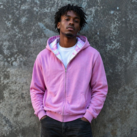 Sweat à capuche unisexe personnalisé réversible à carreaux, entièrement zippé, imprimé DTG, 100 % coton, décontracté, oversize, pour homme, style streetwear, hiver