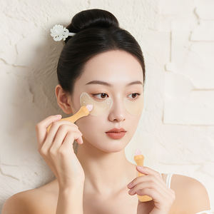 El <span class=keywords><strong>Accupoint</strong></span> Gua Sha akupunktur göz masaj doğal taş yeşim boncuk gevşeme konfor masaj ürünleri - Product Image 1