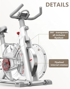 Équipements de gymnastique d'intérieur avec LOGO personnalisé, roulettes de 6KG, entraînement de Cardio, vélo avec résistance magnétique, expédition <span class=keywords><strong>en</strong></span> <span class=keywords><strong>ligne</strong></span> - Product Image 2