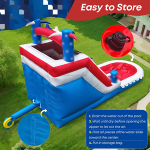 Castillo Inflable Comercial Gigante para Adultos y Niños <span class=keywords><strong>con</strong></span> <span class=keywords><strong>Piscina</strong></span> Desmontable, Fácil <span class=keywords><strong>de</strong></span> Instalar, Tamaño Personalizado, Material <span class=keywords><strong>de</strong></span> PVC - Product Image 3