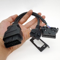 Cable Adaptador OBD2 de 16 Pines con Conector OBD2 a Molex Personalizado para Hombre y Mujer, con Soporte de Montaje