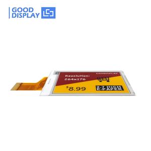 Módulo de pantalla de tinta electrónica de cuatro colores de 2,7 "12S Refresh Resolución de 264x176 Papel electrónico de baja potencia Módulo de pantalla de tinta electrónica de 4 colores de 2,7 pulgadas - Product Image 4