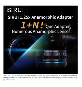 SIRUI lensa tambahan anamorplic 1,25x dengan cincin 67 72 77 82 92mm dapat diperluas ke efek 2X untuk lensa Sony Canon Nikon <span class=keywords><strong>TAMRON</strong></span> - Product Image 5